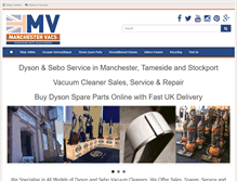 Tablet Screenshot of manchestervacs.co.uk